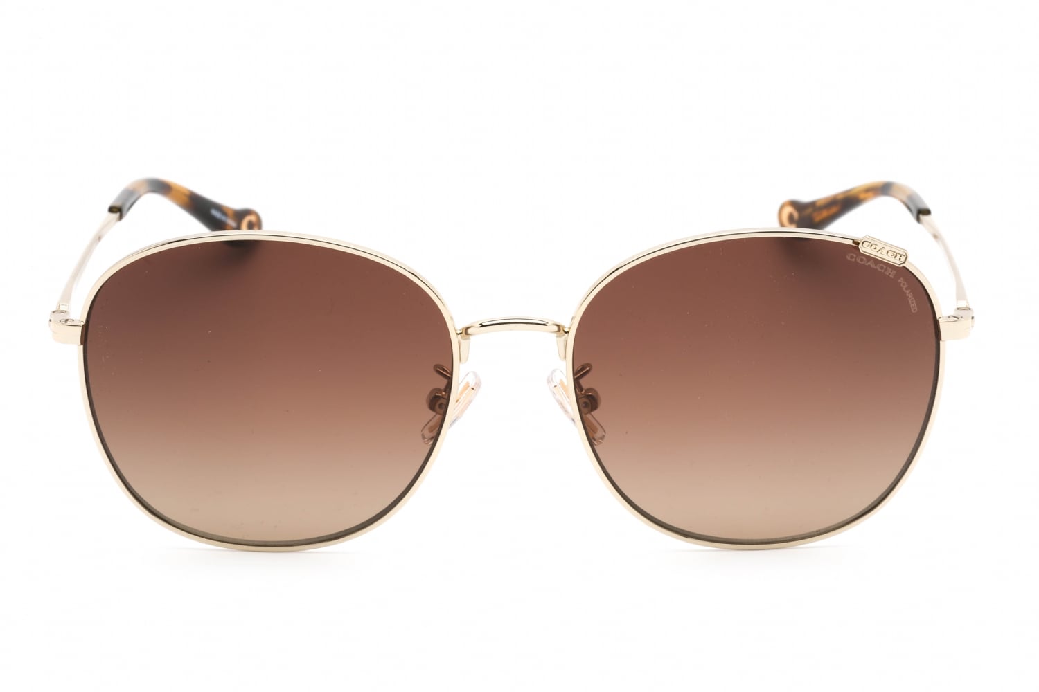 Coach Gold Frame Sunglasses with Pink Gradient Lenses HC7134 Buy Coach Women main image 2
