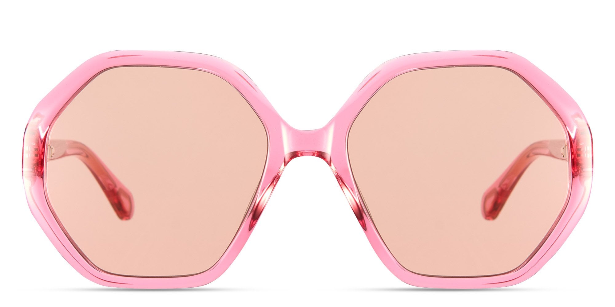 Pink Chloe CC0004S Sunglasses — Geometric | Contactsexpress