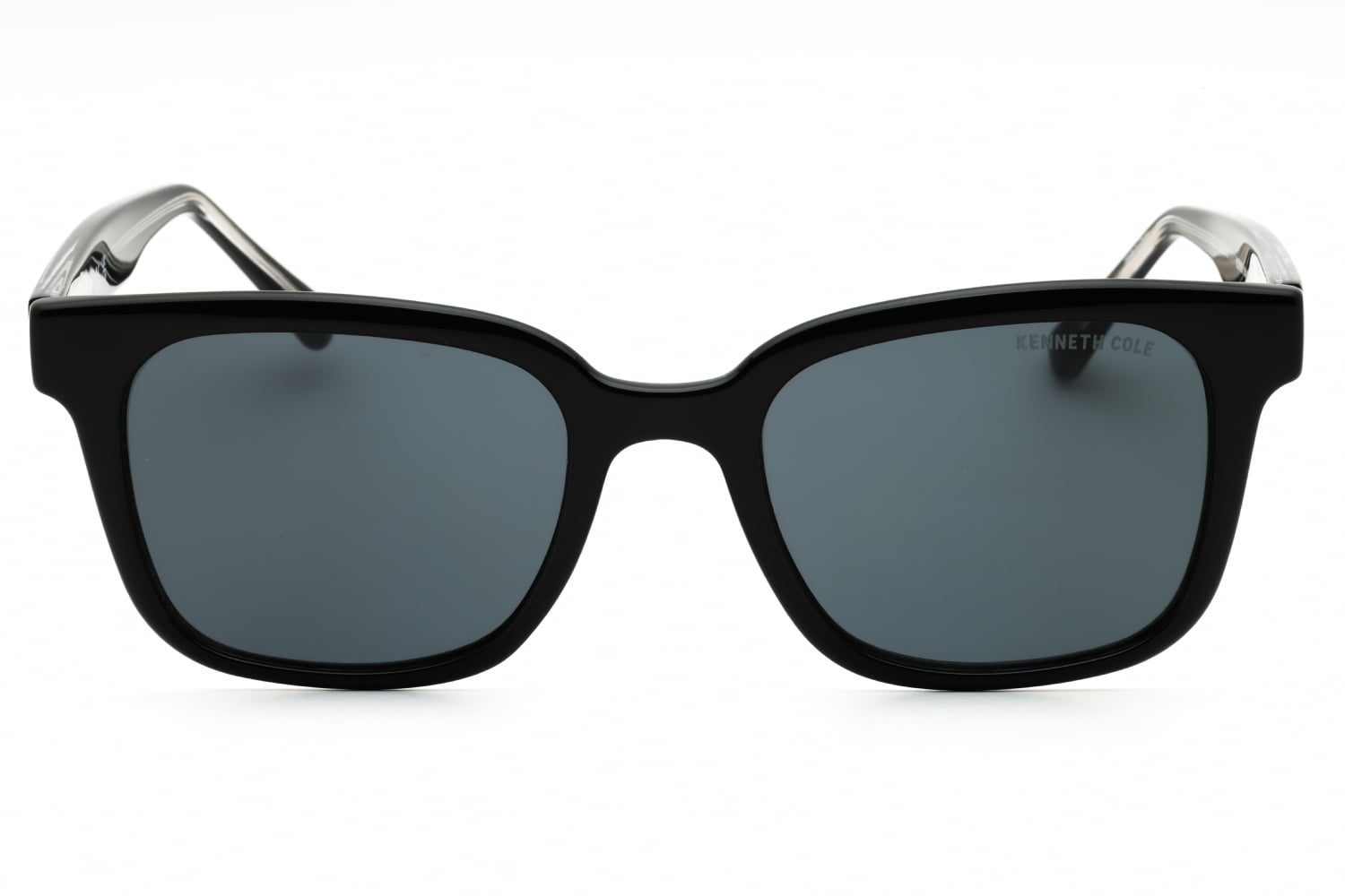 NWT Kenneth Cole New York KC00039-01A Black Rectangle 51mm Sunglasses Kenneth Cole Reaction Mens S. Black Rectangle Wrap Plastic  main image 4