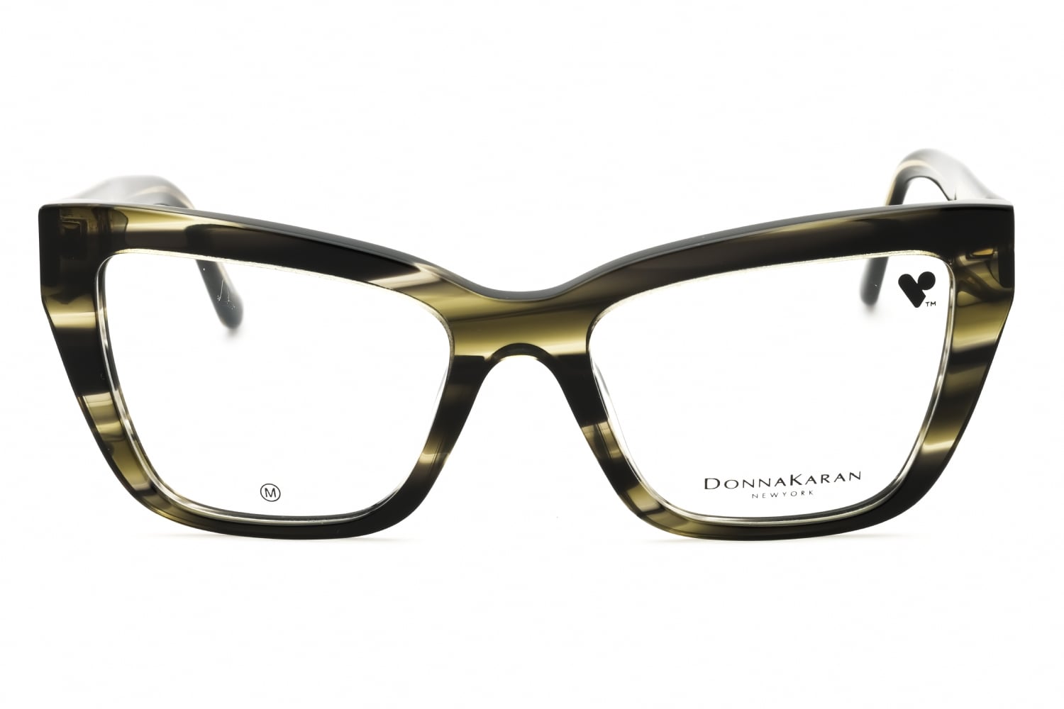 Donna Karan New York EYEGLASSES DO5015-001-52 New with case Donna Karan DO5015 Rectangle Eyeglasses | EyeOns.com main image 4