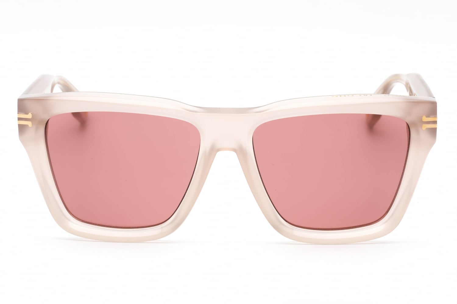 Marc Jacobs Clear Frame Sunglasses with Pink Gradient Lenses Marc Jacobs Women main image 2