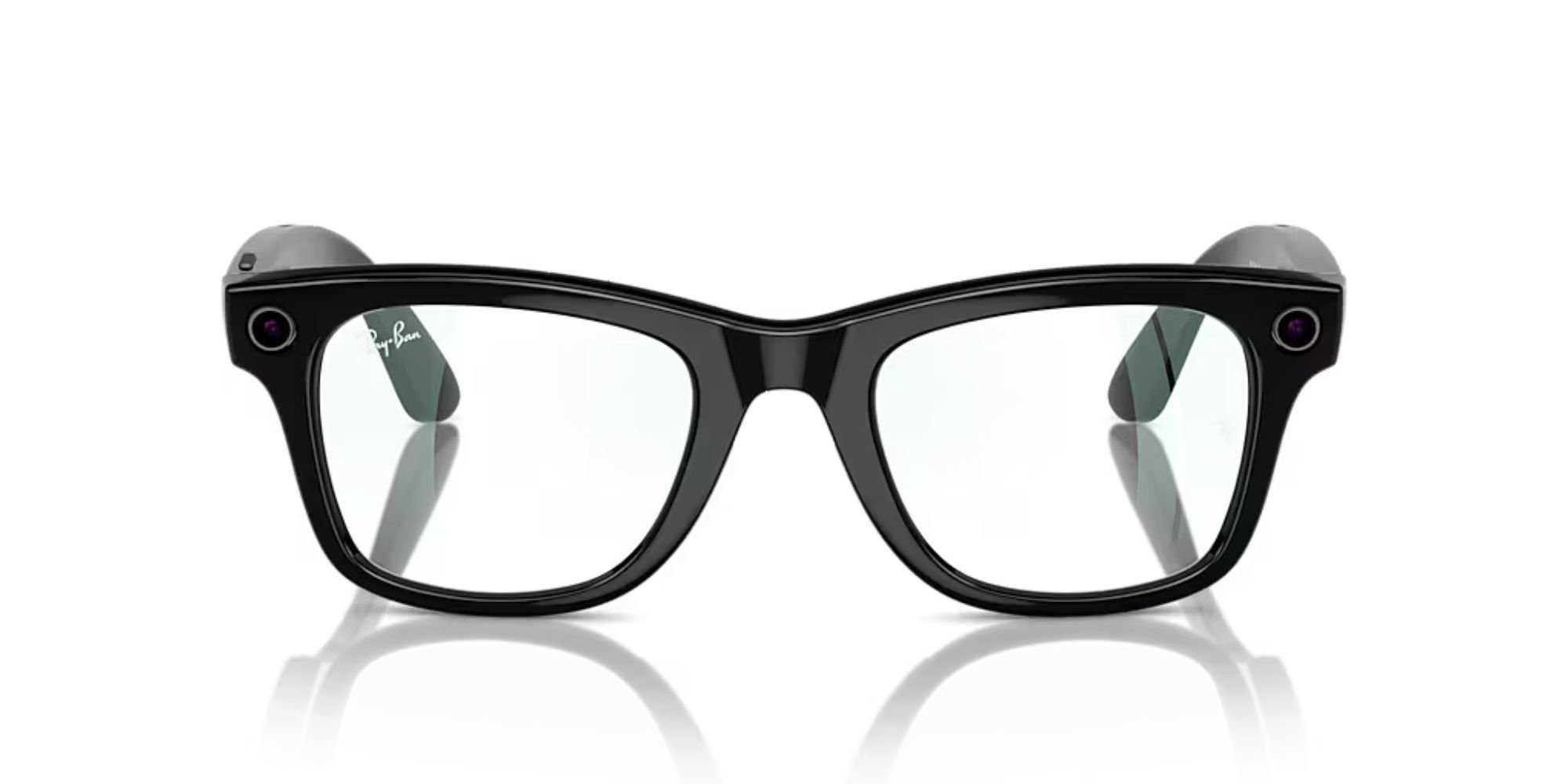 Matte Black with Graphite Polarized Lenses Ray-Ban Meta Wayfarer