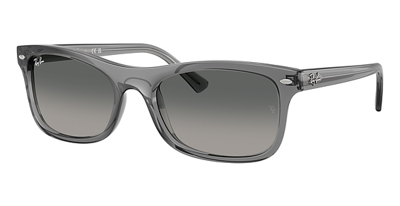 Ray-Ban RB2226F - Transparent Grey, Plastic, Rectangle frame