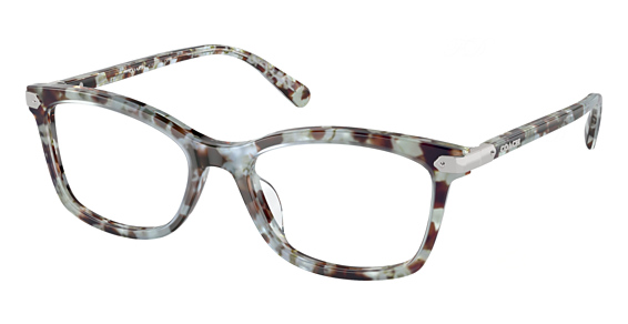 COACH HC6219U - Seaglass Tortoise, Plastic, Oval frame