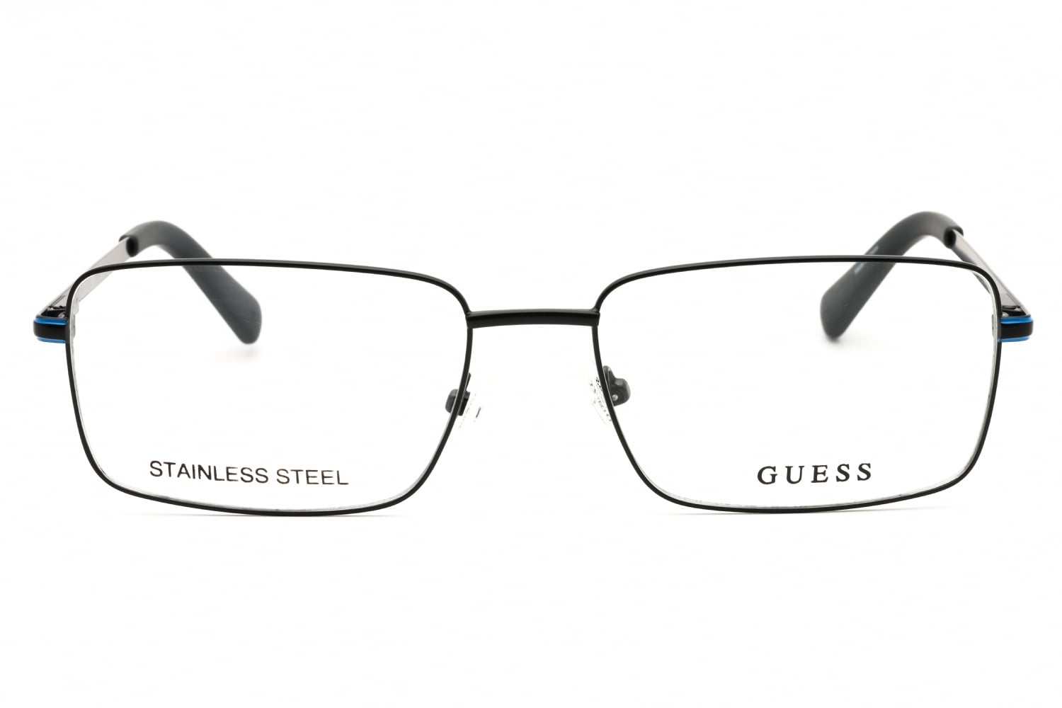 Guess GU50042 - Matte Black, Metal, Rectangle frame