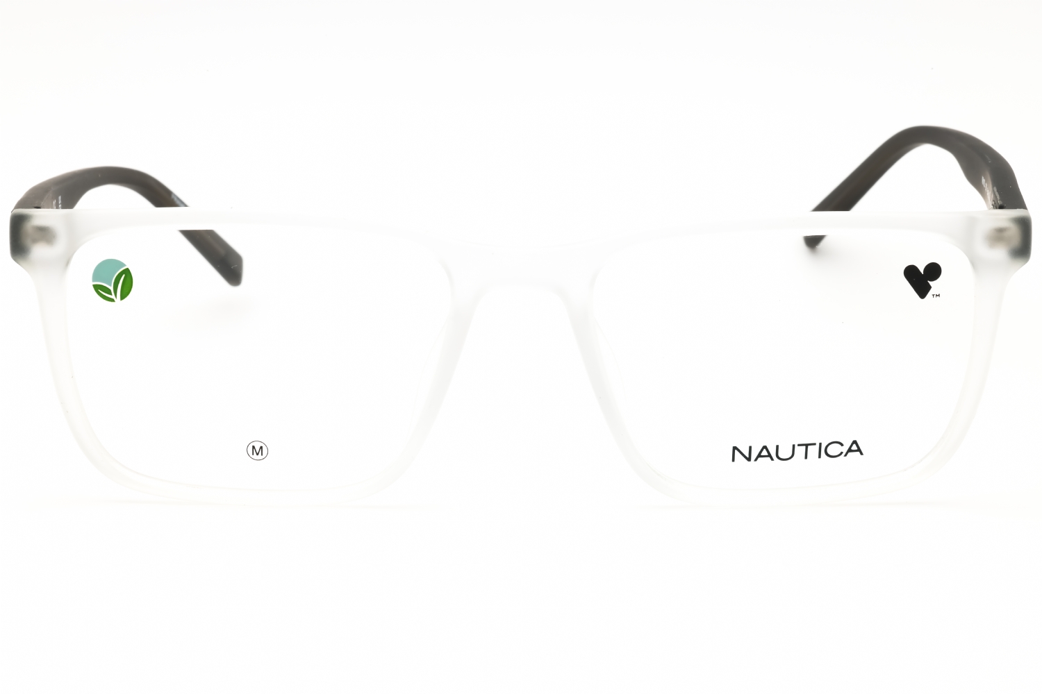 Nautica N8183 - Matte Crystal, Acetate, Rectangle frame