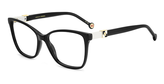 Carolina Herrera HER 0274 - Black, Acetate, Rectangle frame