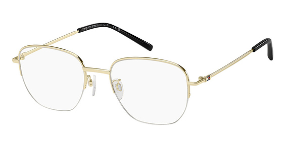Tommy Hilfiger TH 2299/F/US - Gold, Stainless Steel, Rectangle frame