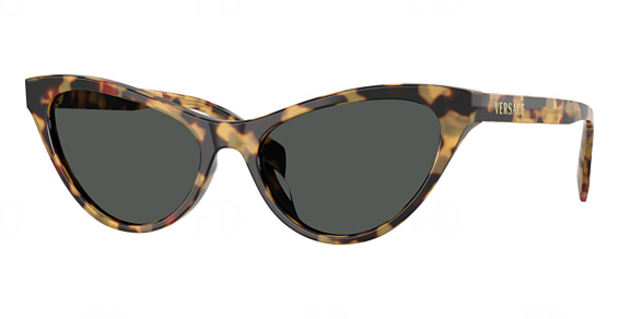 Versace VE4522U - Brown Havana, Plastic, Mixed Shapes frame