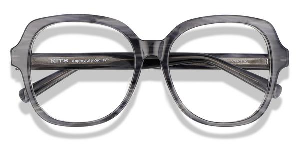 KITS Sunday Lift-off™ - Grey, Acetate, Rectangle frame
