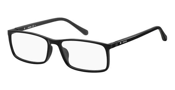 Fossil FOS 7044 - Black, Plastic, Rectangle frame