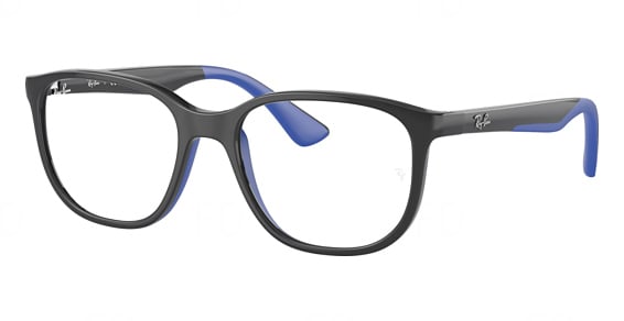 Ray-Ban RY9078VF - Gray ON Rubber BLU, Acetate, Oval frame