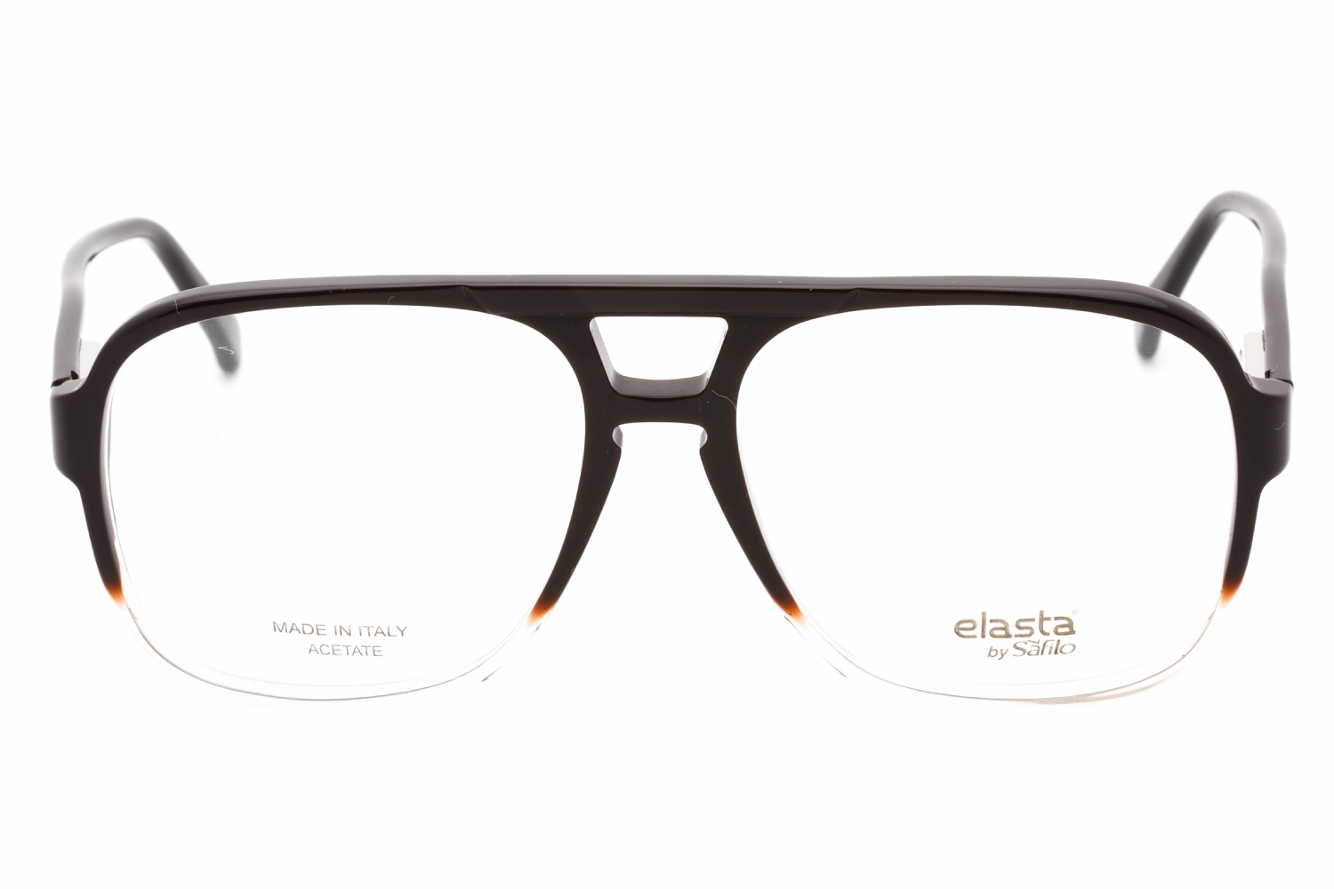 Elasta 1545/N - Brown Crystal, Plastic, Aviator frame