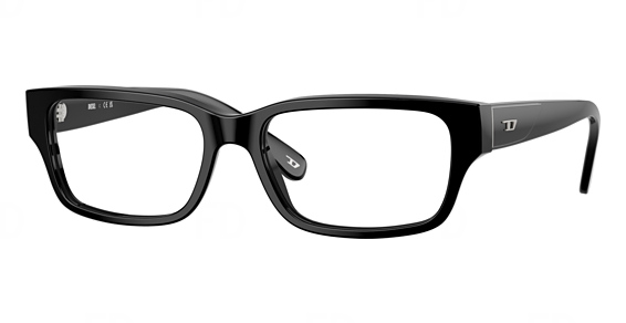Diesel DL4002 - Black, Plastic, Rectangle frame