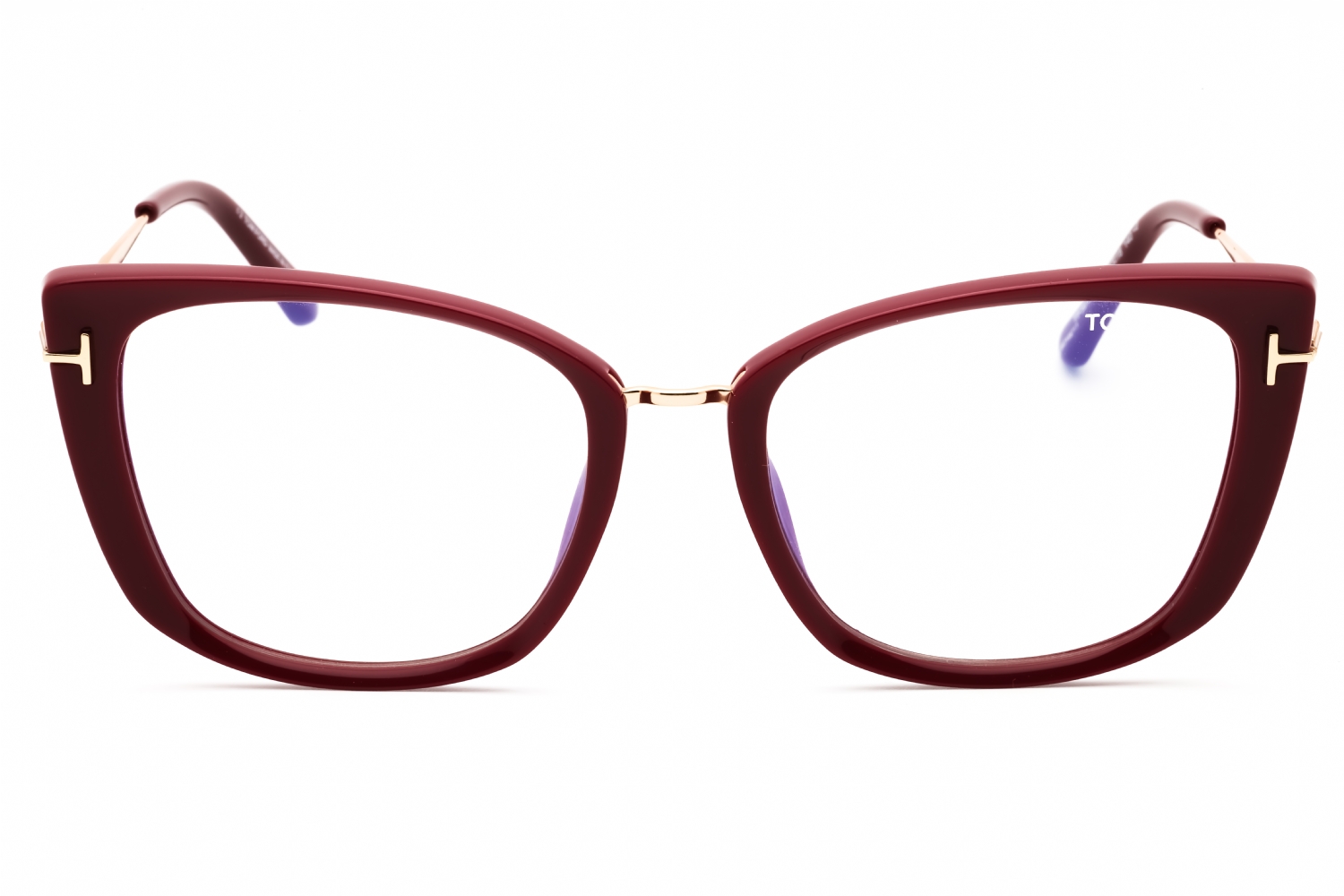 Tom Ford FT5816-B - Pink /other/clear, Acetate, Cat Eye frame