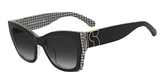 Kate Spade KS Jayda/G/S - Tay9o Bkpttrwht, Acetate, Cat Eye frame