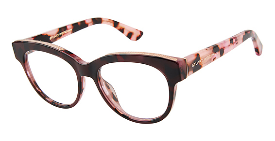 Stuart Weitzman WZN 1009/G - Pink Havana, Acetate, Cat Eye frame