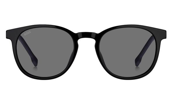 Hugo Boss Boss 0922/S - Black, Acetate, Round frame
