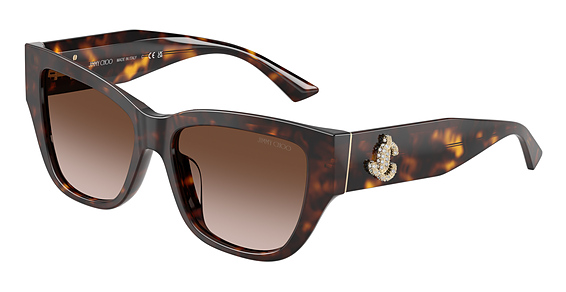 Jimmy Choo JC5039BU - Havana, Plastic, Cat Eye frame