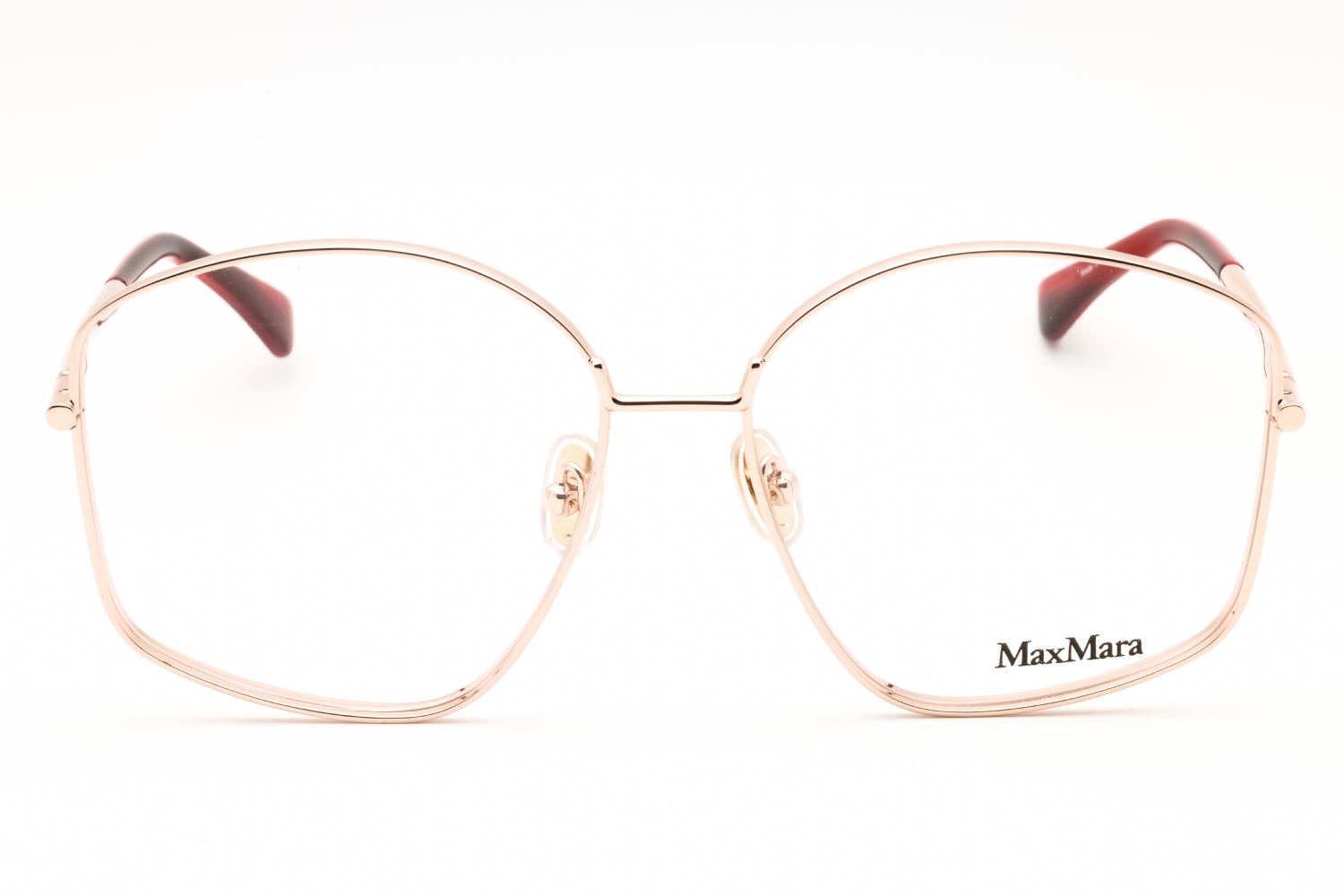Max Mara MM5146 - Shiny Rose Gold, Metal, Mixed Shapes frame