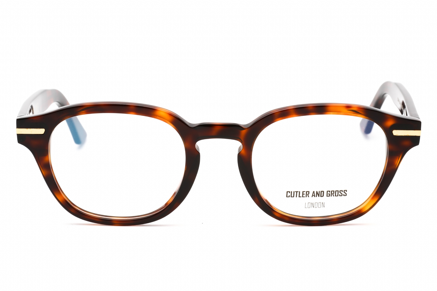 Cutler and Gross CG1356 - Dark Turtle, Acetate, Round frame