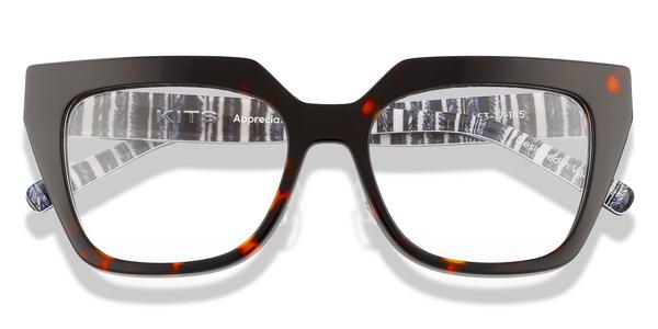 KITS Jain Primo Lift-off™ - Havana/Stripe, Acetate, Cat Eye frame