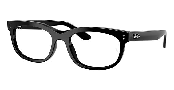 Ray-Ban RX5489F BALORETTE - Black, Plastic, Oval frame