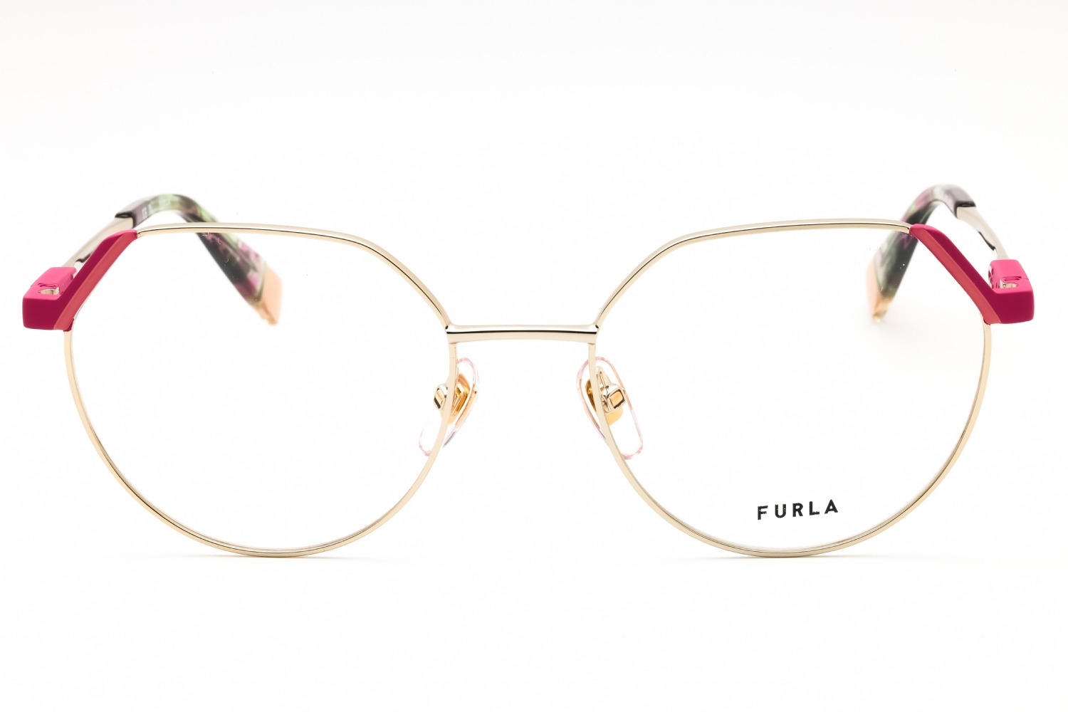 Furla VFU676 - Light Gold W, Metal, Round frame