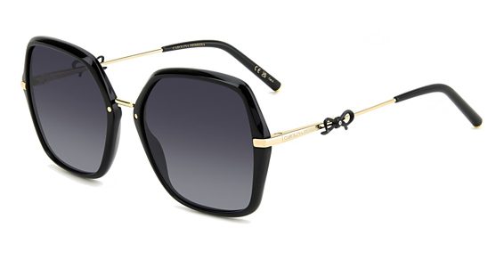 Carolina Herrera HER 0217/S - 2m29o Blk Gold B, Metal, Rectangle frame