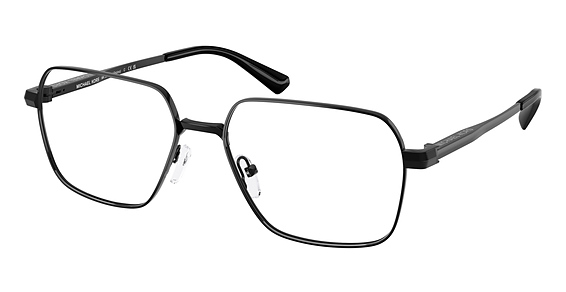 Michael Kors MK3093 ENCINO - Black Shiny, Metal, Oval frame
