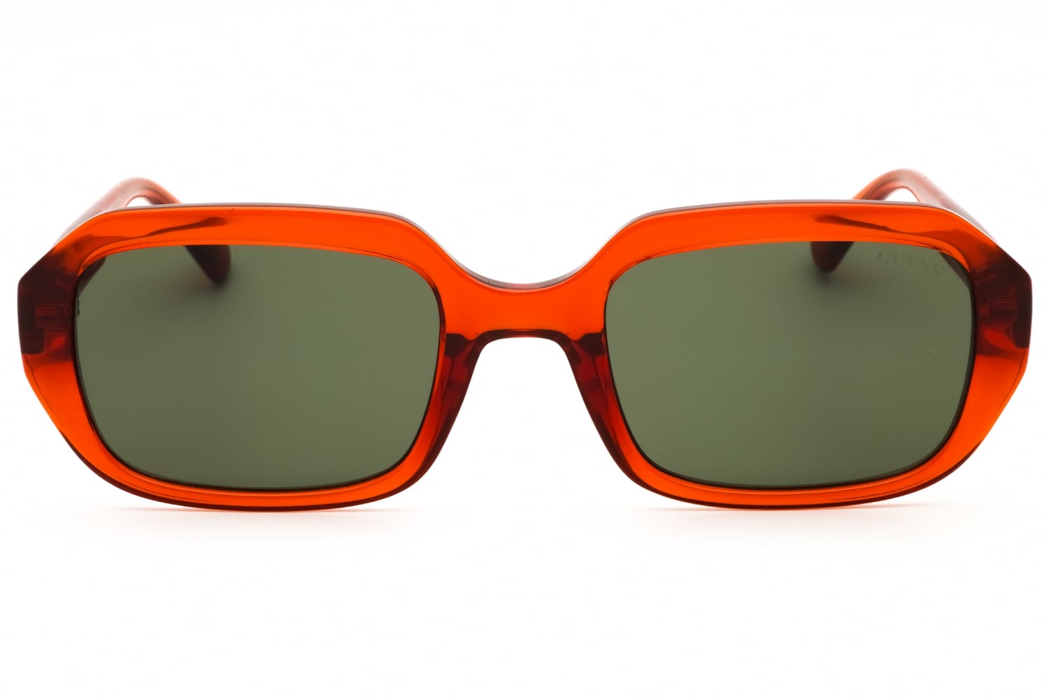 Guess GU8244 - Shiny Light Brown, Acetate, Oval frame