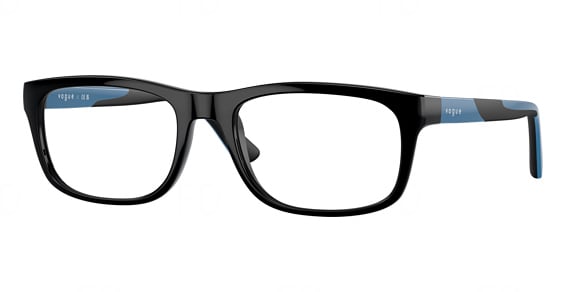 Vogue Junior VY2021 - Black, Acetate, Oval frame