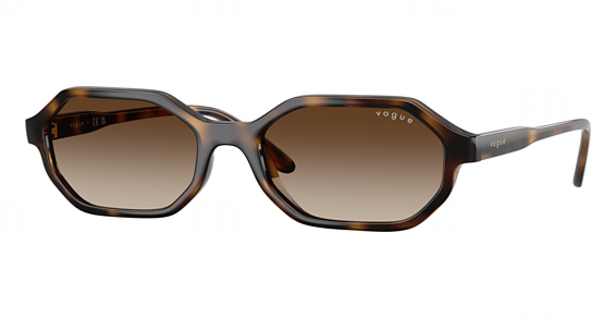 Vogue VO5749S - Dark Havana, Acetate, Mixed Shapes frame