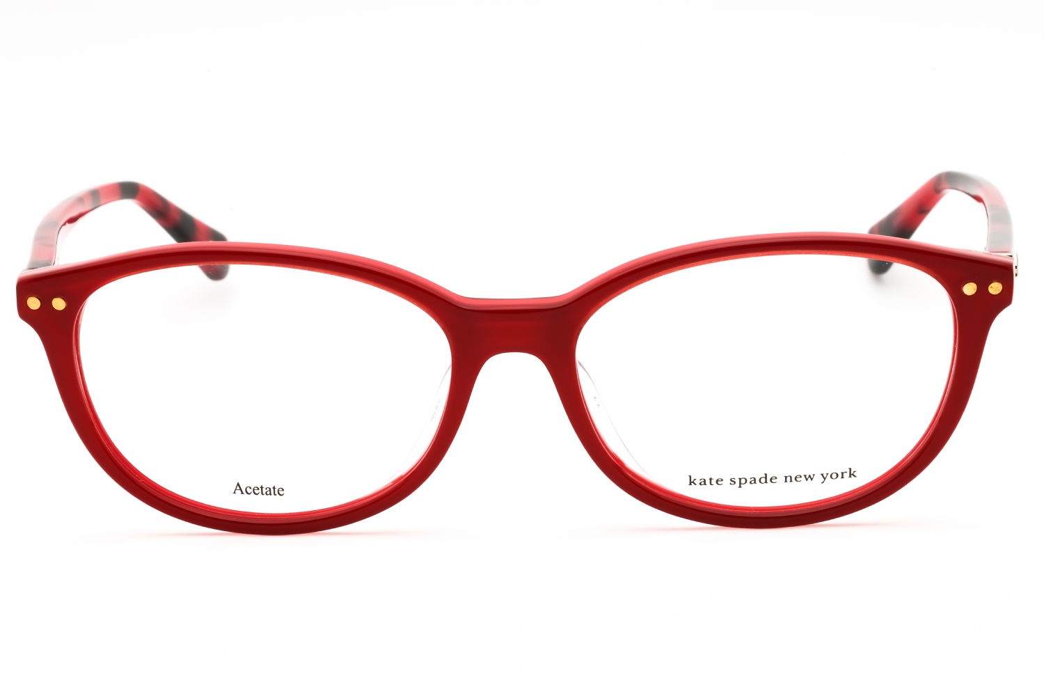 Kate Spade EVANGELINE/F - RED, Plastic, Oval frame