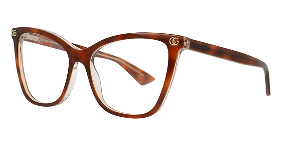 Gucci GG1817O - Havana, Plastic, Cat Eye frame