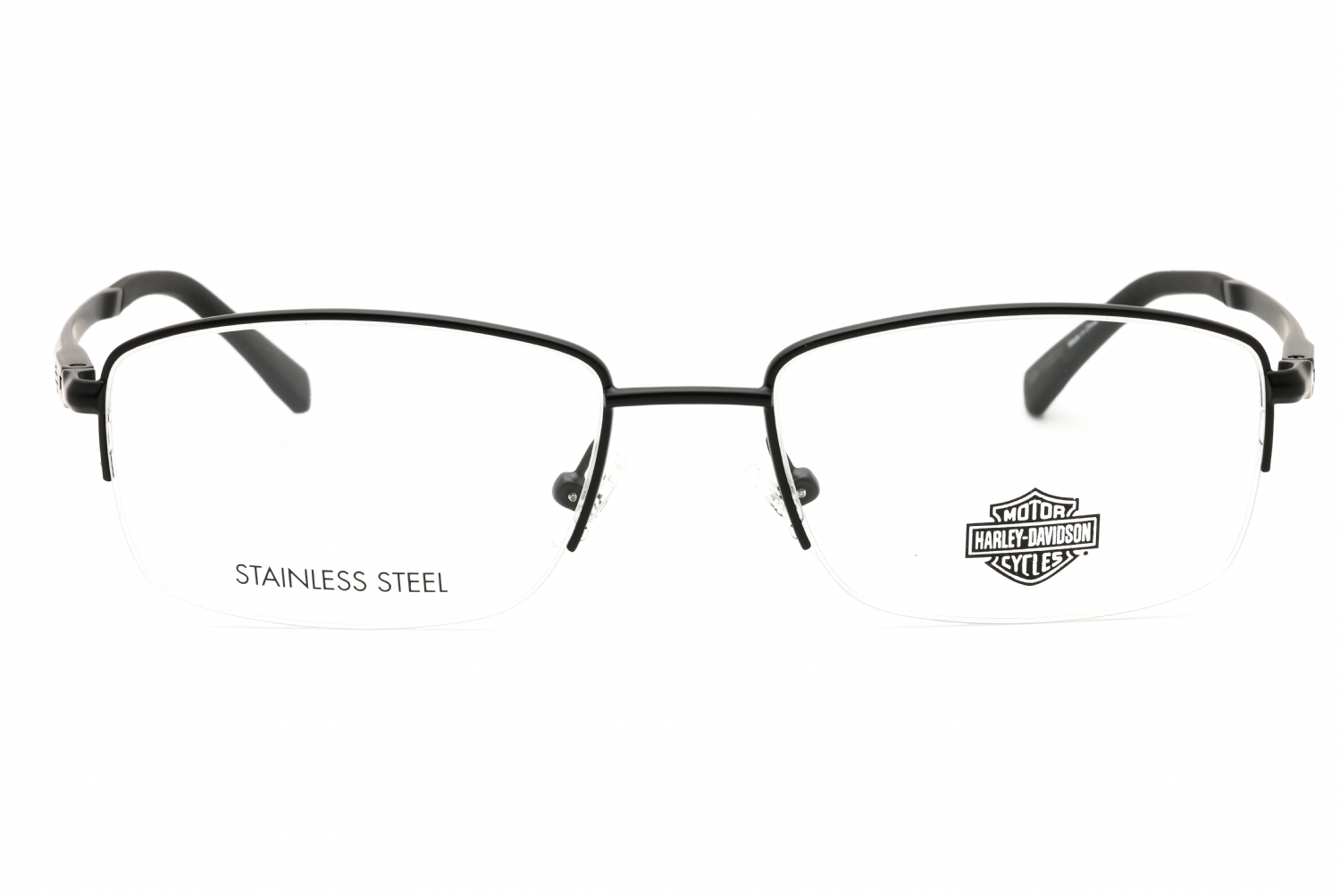 Harley Davidson HD50063 - Matte Black, Metal, Rectangle frame