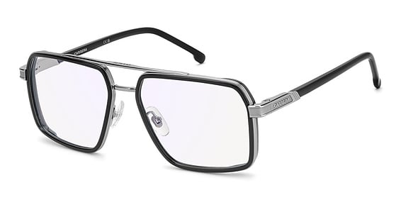 Carrera 1146/US - 8072y Black, Stainless Steel, Rectangle frame