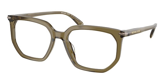Michael Kors MK4158U SEQUOIA - Olive Transparent, Plastic, Rectangle frame