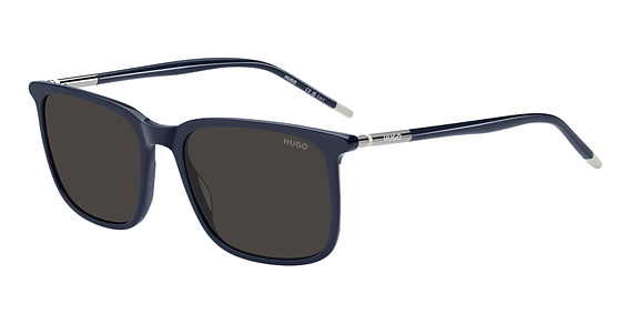 HUGO HG 1344/S - Pjpir Blue, Acetate, Rectangle frame