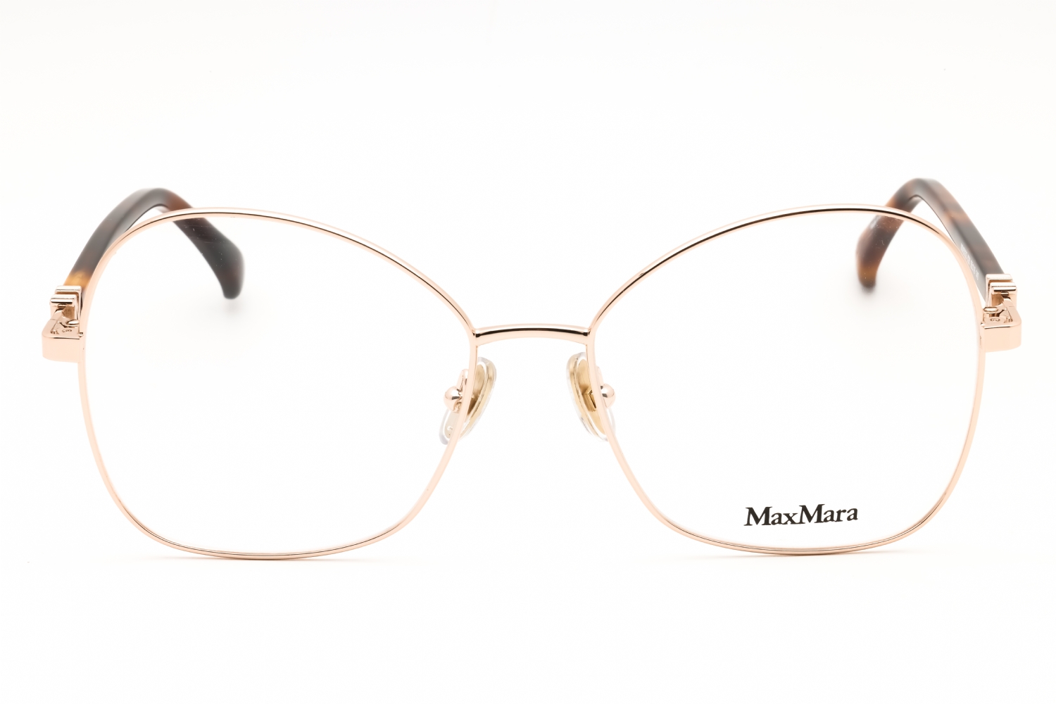 Max Mara MM5033 - Shiny Rose Gold, Metal, Mixed Shapes frame