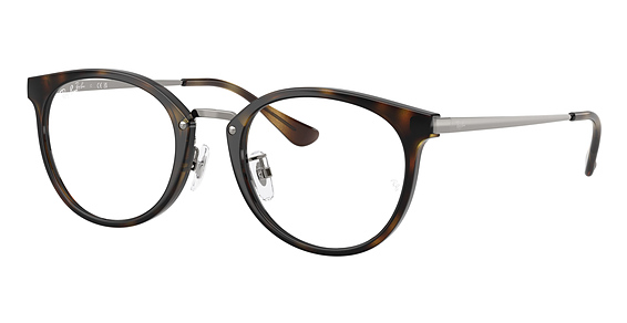 Ray-Ban RX7266D - Havana, Acetate, Oval frame