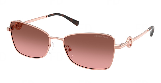 Michael Kors MK1187 ANDROS - Rose Gold, Metal, Mixed Shapes frame