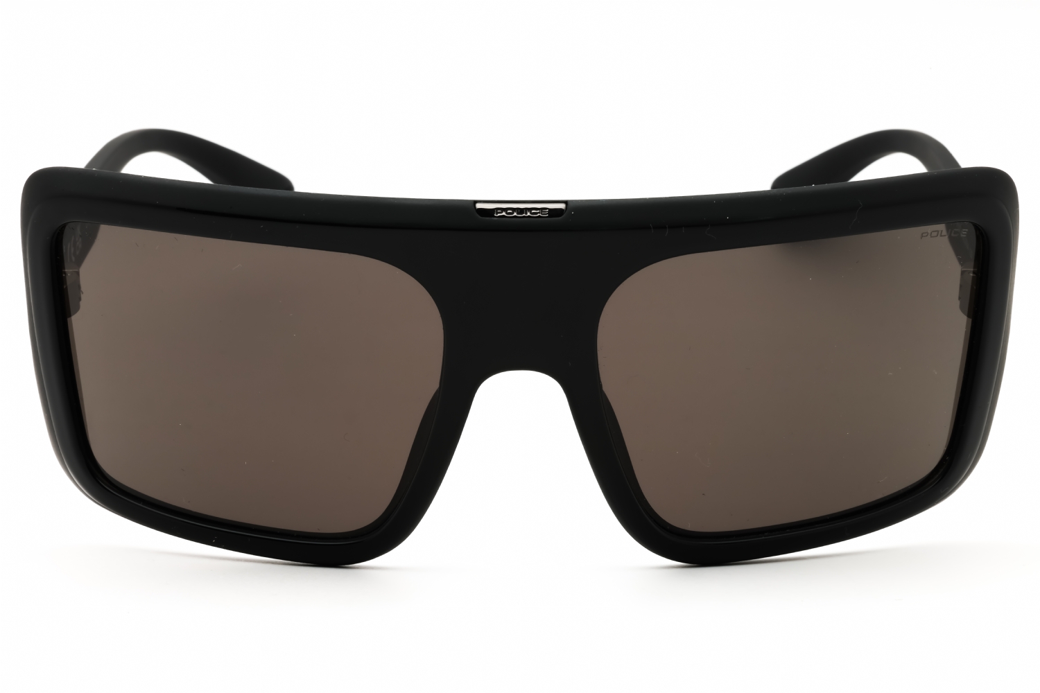 Police SPLF62M - Sh.cry+matt Black, Plastic, Flat-Top frame
