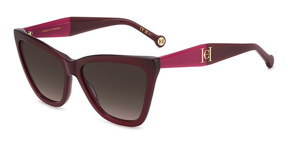 Carolina Herrera HER 0374/S - Lhfha Burgundy, Acetate, Cat Eye frame
