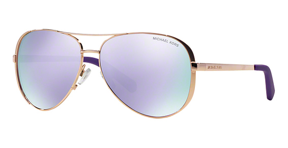 Michael Kors MK5004 CHELSEA - Rose Gold, Metal, Aviator frame