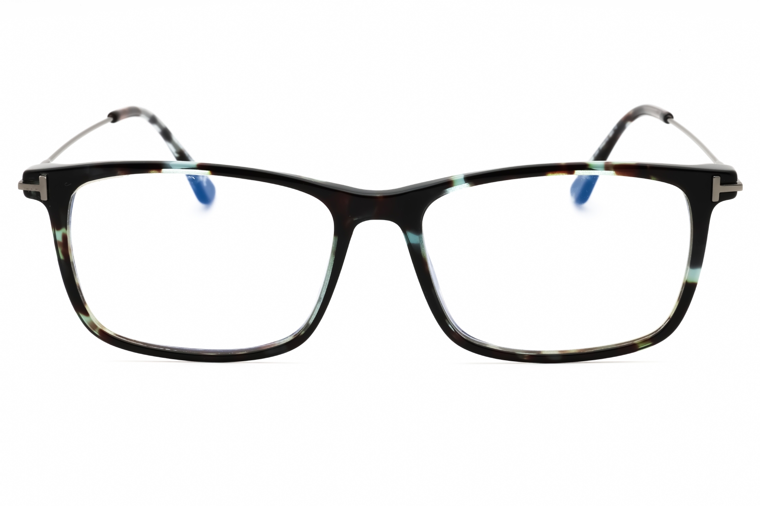 Tom Ford FT5758-B - Colored Havana/clear, Acetate, Rectangle frame
