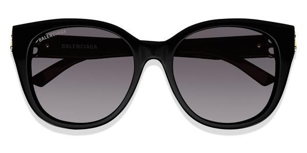 Balenciaga BB0103SA - Black, Acetate, Cat Eye frame