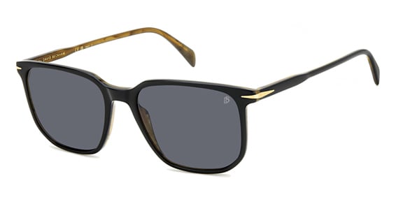 David Beckham DB 1141/S - Blk Str Bw, Plastic, Rectangle frame
