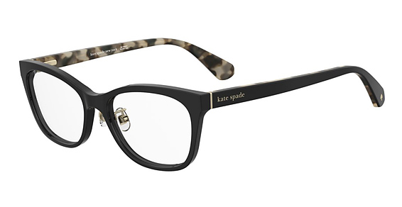 Kate Spade Posi/F - Black, Acetate, Cat Eye frame