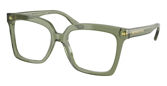 Michael Kors MK4143 SAN SEBASTIAN - Green Transparent, Plastic, Mixed Shapes frame